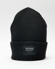 BLACK MEN'S KNITTED CAP