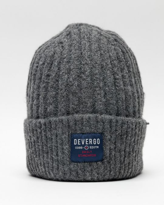 GREY MEN'S KNITTED CAP 1D25FW8016HA1100