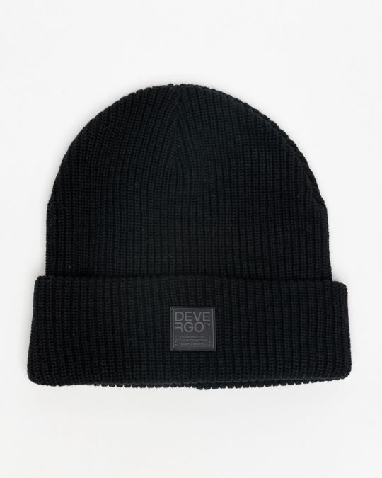 BLACK MEN'S KNITTED CAP 1D25FW8004HA1101
