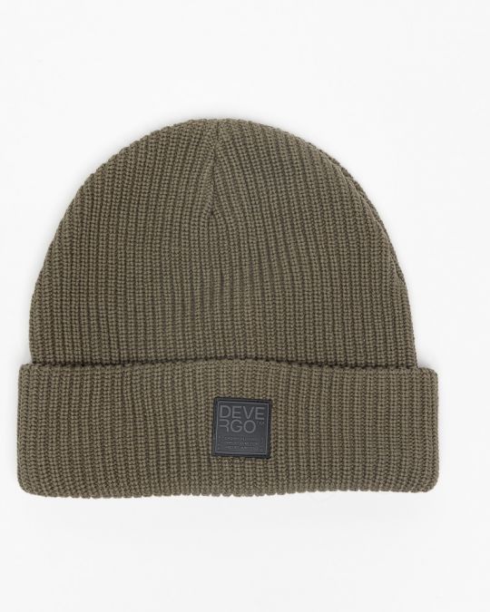 KHAKI MEN'S KNITTED CAP 1D25FW8004HA1101