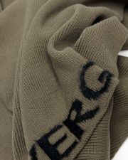 KHAKI WOMEN'S KNITTED SCARF