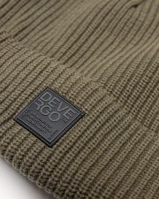 KHAKI MEN'S KNITTED CAP