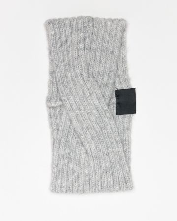 GREY WOMEN'S KNITTED HEADBAND 2D25FW8518HA1101