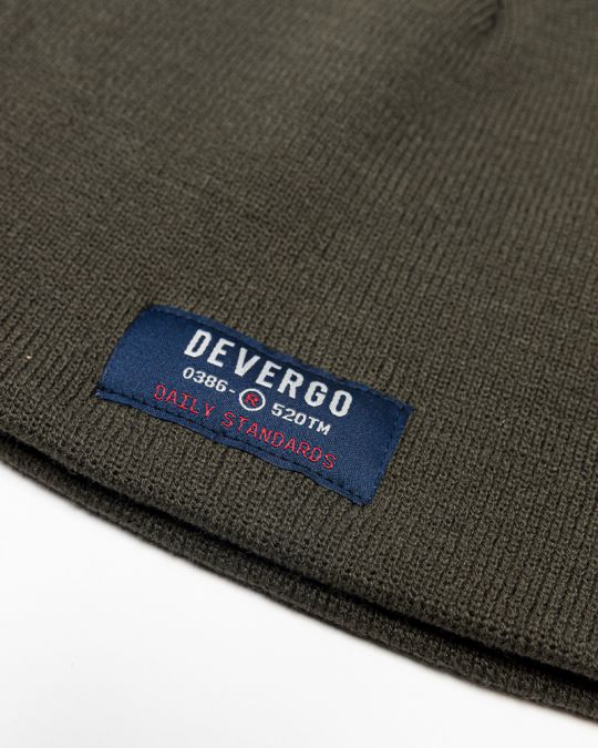 KHAKI MEN'S KNITTED CAP 1D25FW8010HA1100