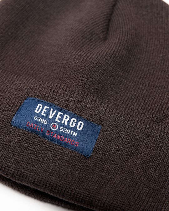 BROWN MEN'S KNITTED CAP 1D25FW8011HA1100