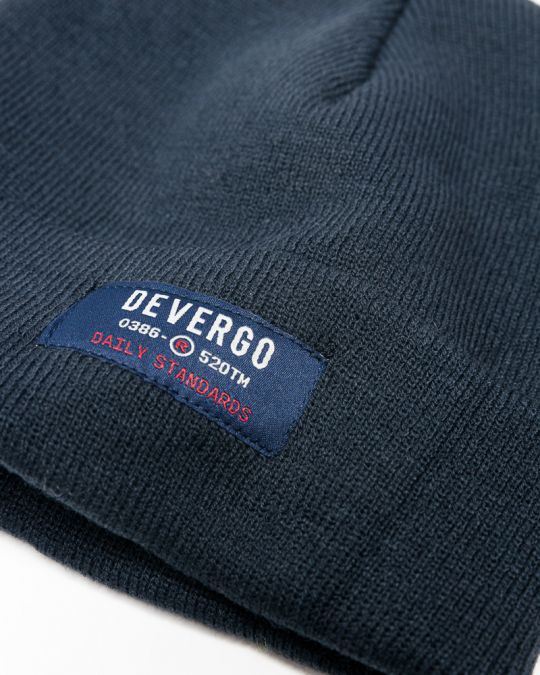 BLUE MEN'S KNITTED CAP 1D25FW8011HA1100