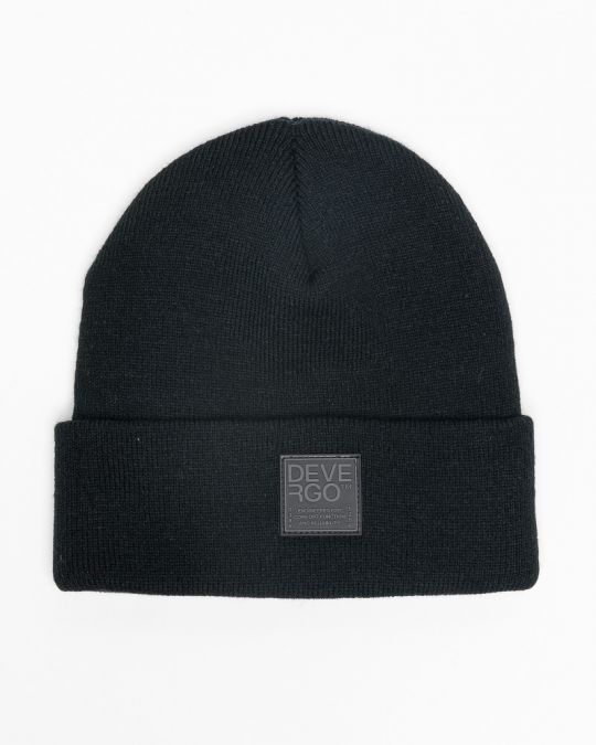 BLACK MEN'S KNITTED CAP 1D25FW8011HA1100