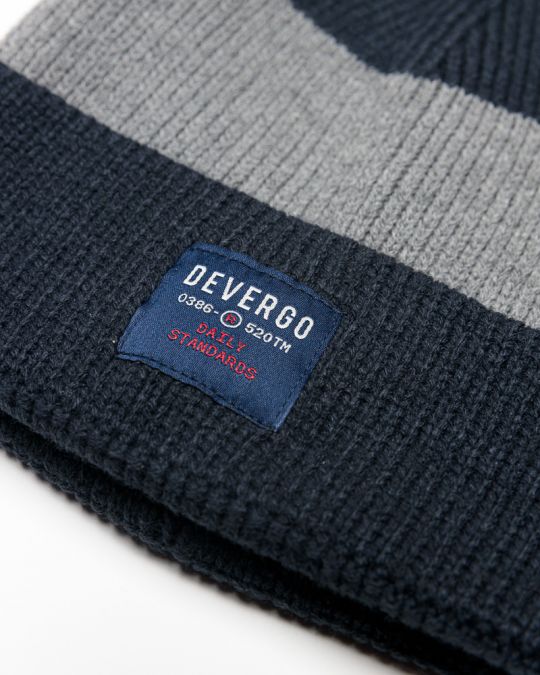BLUE MEN'S KNITTED CAP 1D25FW8014HA1100