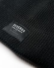 BLACK MEN'S KNITTED CAP