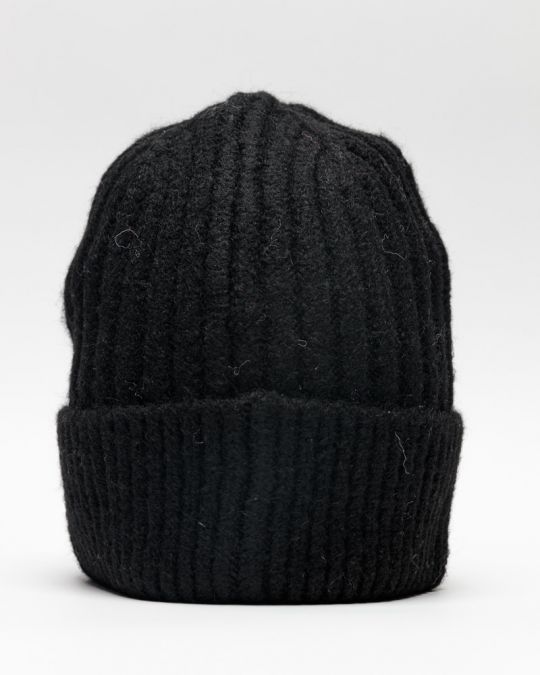 BLACK MEN'S KNITTED CAP 1D25FW8016HA1100