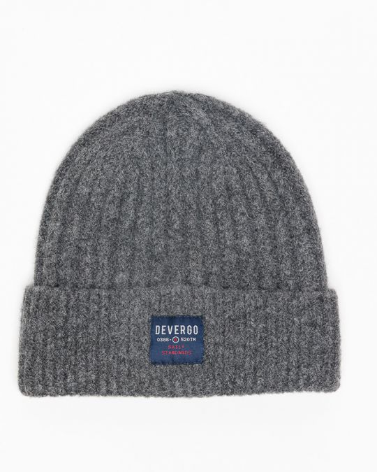 GREY MEN'S KNITTED CAP 1D25FW8016HA1100