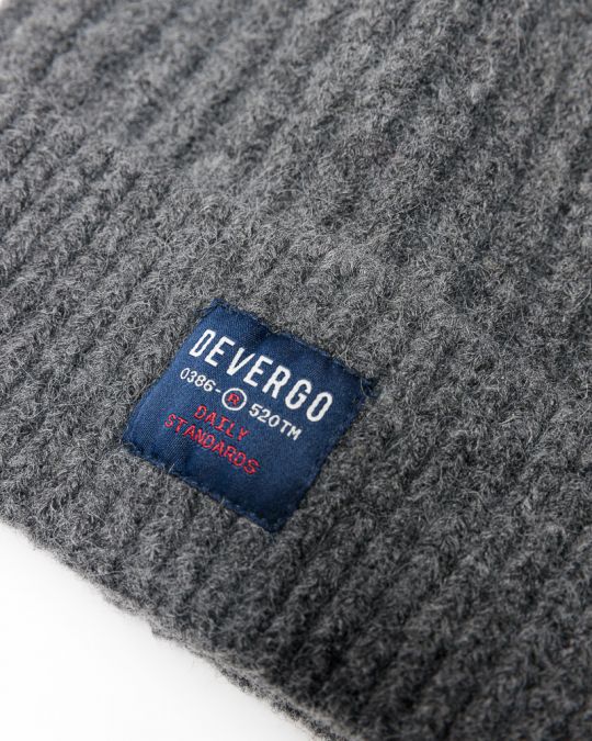 GREY MEN'S KNITTED CAP 1D25FW8016HA1100