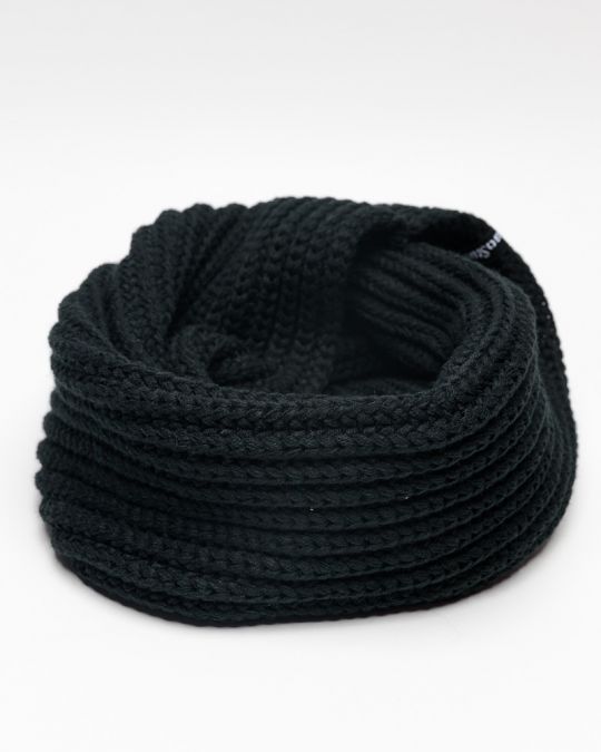 BLACK MEN'S KNITTED SCARF 1D25FW8031SC1101