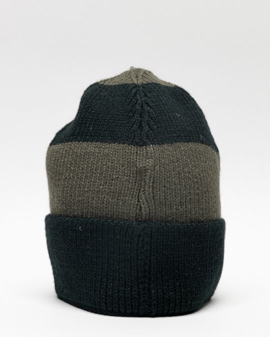 BLACK MEN'S KNITTED CAP 1D25FW8014HA1100