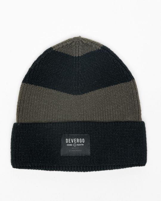 BLACK MEN'S KNITTED CAP 1D25FW8014HA1100
