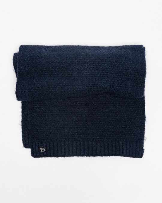 BLUE WOMEN'S KNITTED SCARF 2D25FW8511SC1101