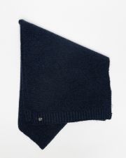 BLUE WOMEN'S KNITTED SCARF