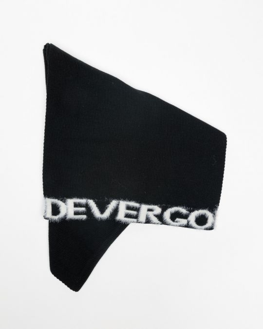 BLACK WOMEN'S KNITTED SCARF 2D25FW8516SC1101