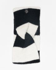 BLACK WOMEN'S KNITTED HEADBAND