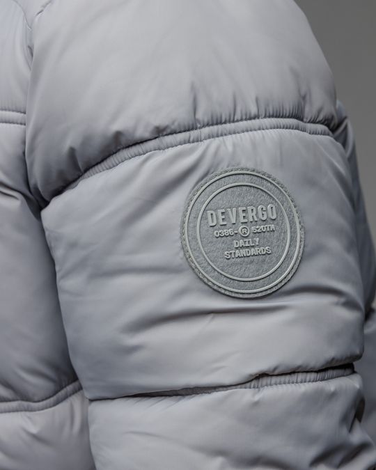 GREY MEN'S COAT 1D25FW3004KA1600