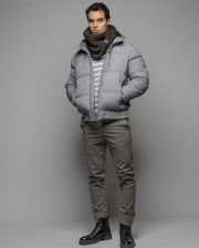 GREY MEN'S COAT