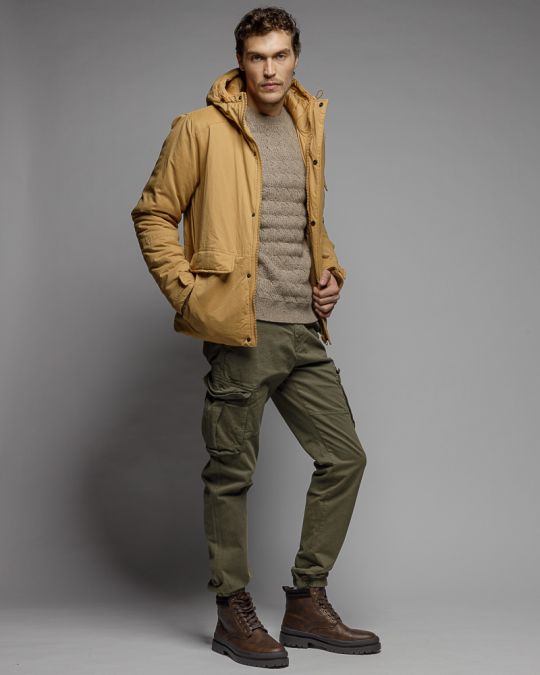 YELLOW MEN'S COAT 1D25FW3006KA1600