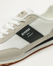 WHITE MEN'S SNEAKER - BOMBAY