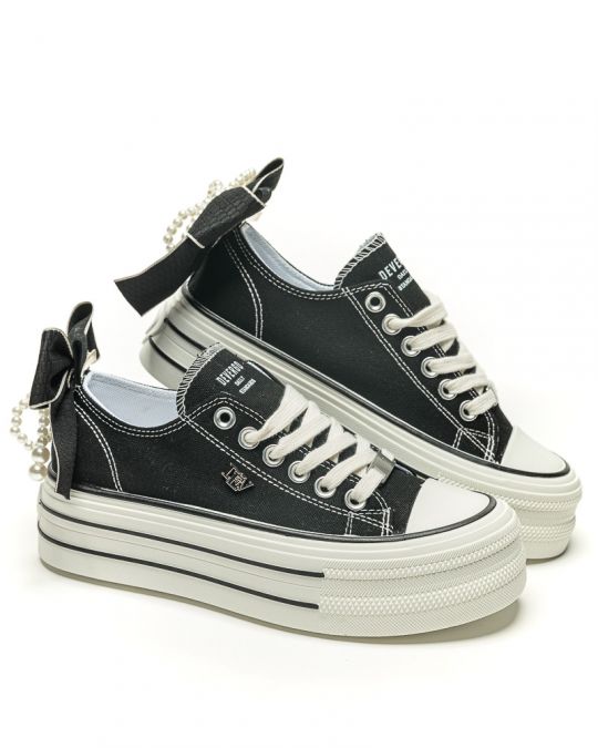 BLACK WOMEN'S SNEAKER  - NINA DE26SS5505CA BF