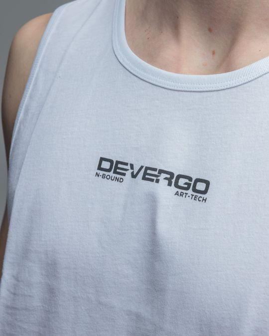 WHITE MEN'S SINGLET 1D26SS4013SL0105