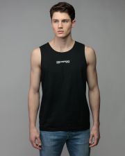 BLACK MEN'S SINGLET