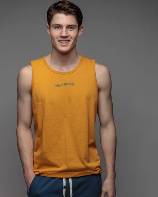 YELLOW MEN'S SINGLET 1D26SS4013SL0105