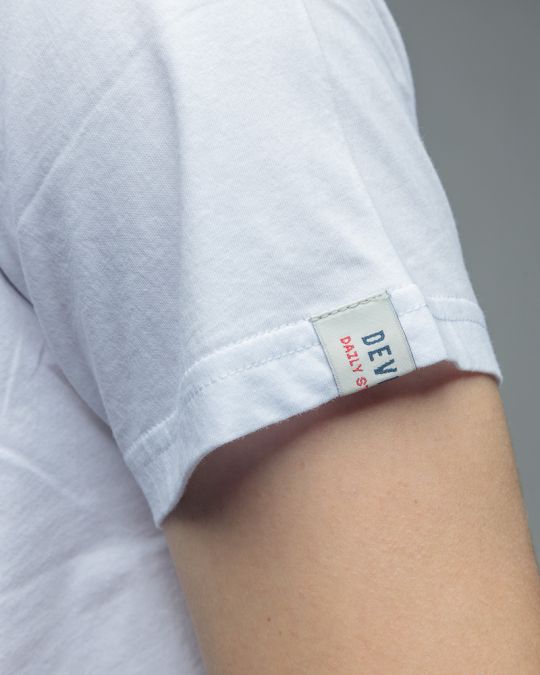 WHITE MEN'S SHORT SLEEVE T-SHIRT 1D26SS4022SS0105