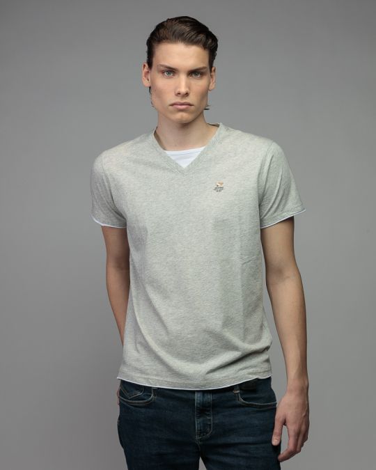 GREY FÉRFI RÖVID UJJÚ PÓLÓ 1D26SS4055SS0105