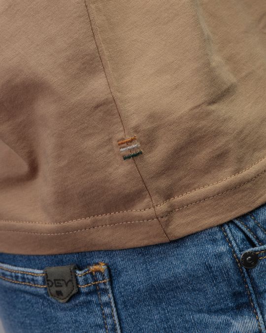 BROWN MEN'S SHORT SLEEVE T-SHIRT 1D26SS4018SS0105