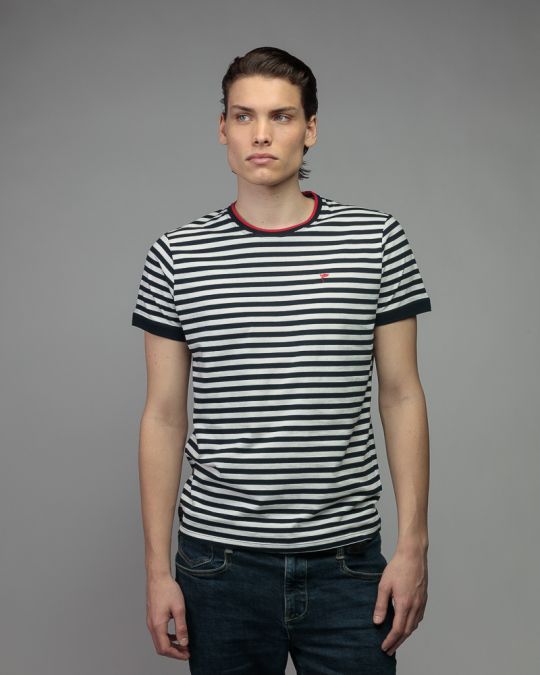 BLUE MEN'S SHORT SLEEVE T-SHIRT 1D26SS4030SS0105