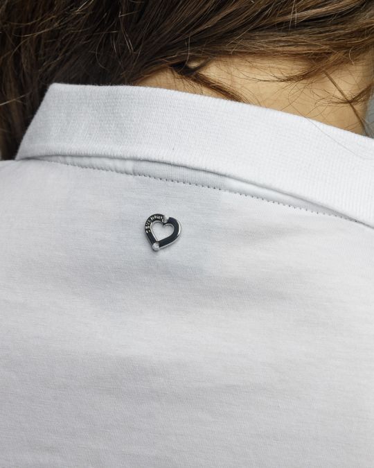 WHITE WOMEN'S SHORT SLEEVE T-SHIRT 2D26SS4528SS0105