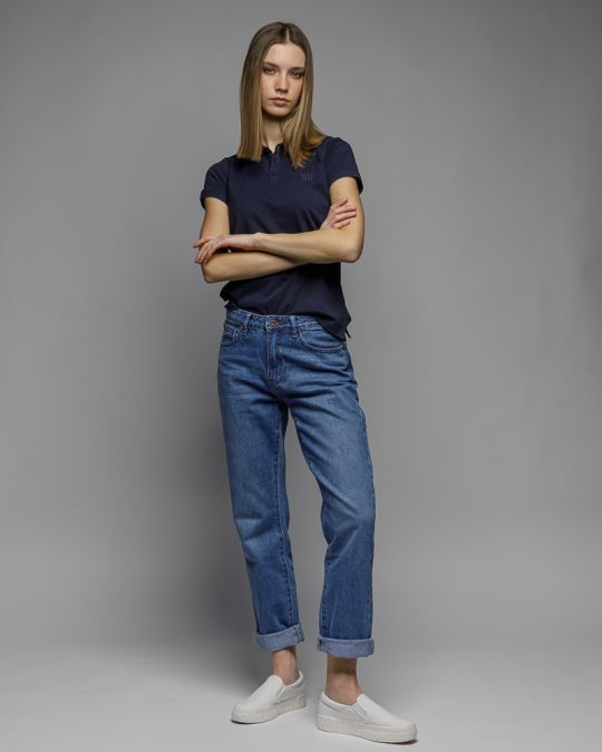 BLUE WOMEN'S SHORT SLEEVE T-SHIRT 2D26SS4528SS0105