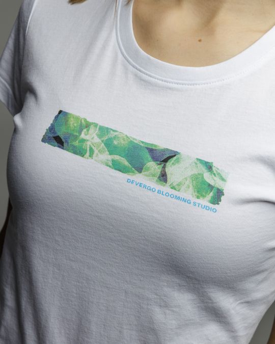 WHITE WOMEN'S SHORT SLEEVE T-SHIRT 2D26SS4541SS0105