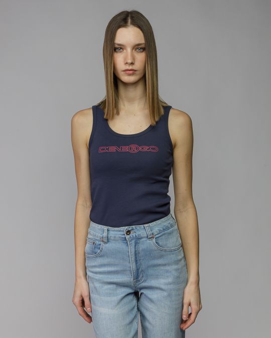 BLUE WOMEN'S TOP 2D26SS4506SL3305