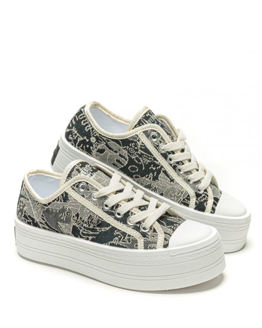 BLACK WOMEN'S SNEAKER  - ELENA DE26SS3514CA BF