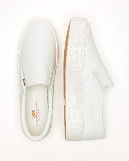 WHITE WOMEN'S BALLERINA  - HELIA PU DE26SS3515PU KD