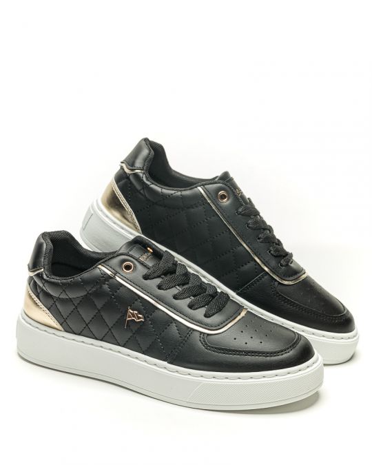 BLACK WOMEN'S SNEAKER  - LAURA DE26SS5518PU UL