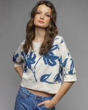 BLUE WOMEN'S SWEATSHIRT