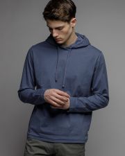 BLUE MEN'S LONG SLEEVE T-SHIRT