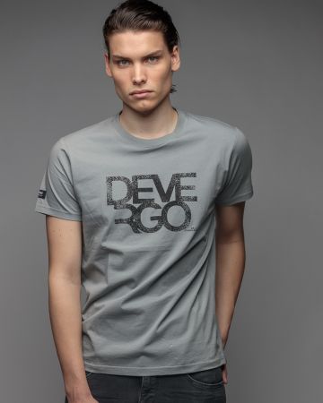 GREY MEN'S SHORT SLEEVE T-SHIRT 1D26SS4033SS0105