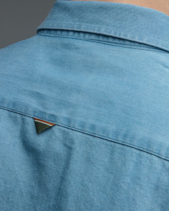 BLUE MEN'S SHIRT 1D26SS5003LS1301