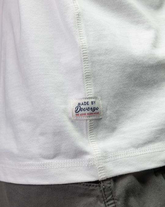 WHITE MEN'S SHORT SLEEVE T-SHIRT 1D26SS4023SS0105