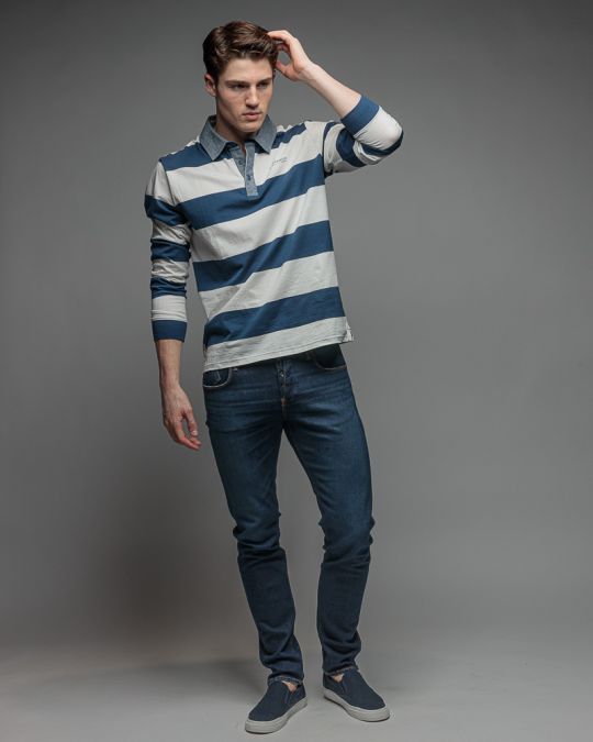 MULTICOLOR MEN'S LONG SLEEVE T-SHIRT 1D26SS4003LS0105