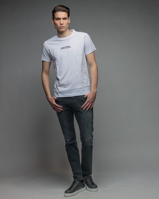 WHITE MEN'S SHORT SLEEVE T-SHIRT 1D26SS4022SS0105