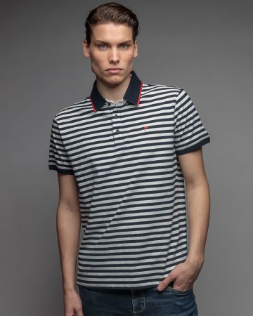 BLUE MEN'S SHORT SLEEVE T-SHIRT 1D26SS4028SS0105